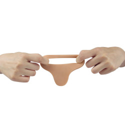 LoveToy Double gode Cockring - 14 x 2.8 cm Flesh